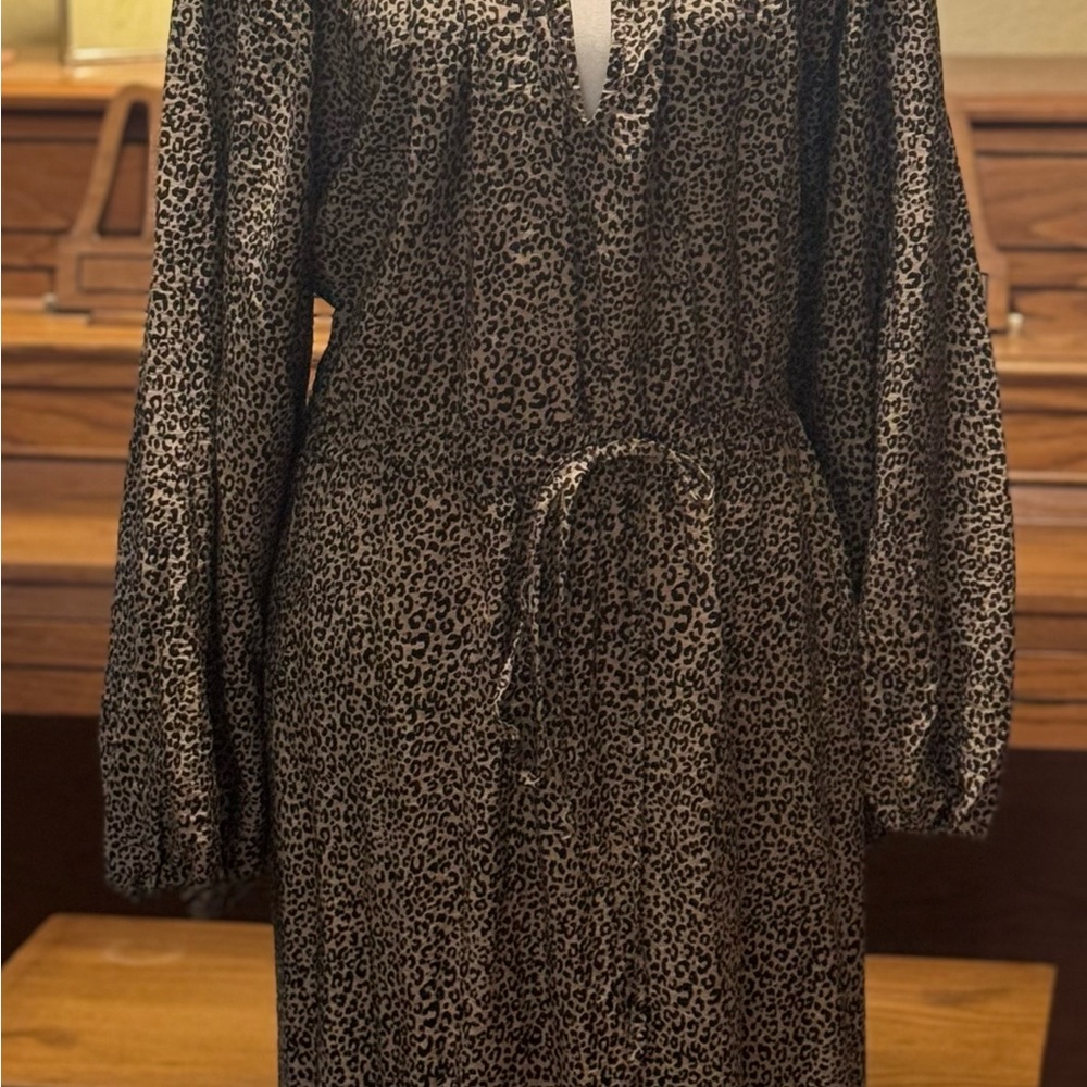 Leopard Print Women's Dress